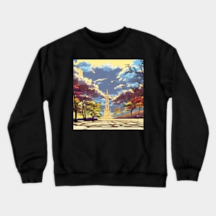 Anime Style Landscape Crewneck Sweatshirt